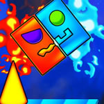 Play Fire and Water Geometry Dash